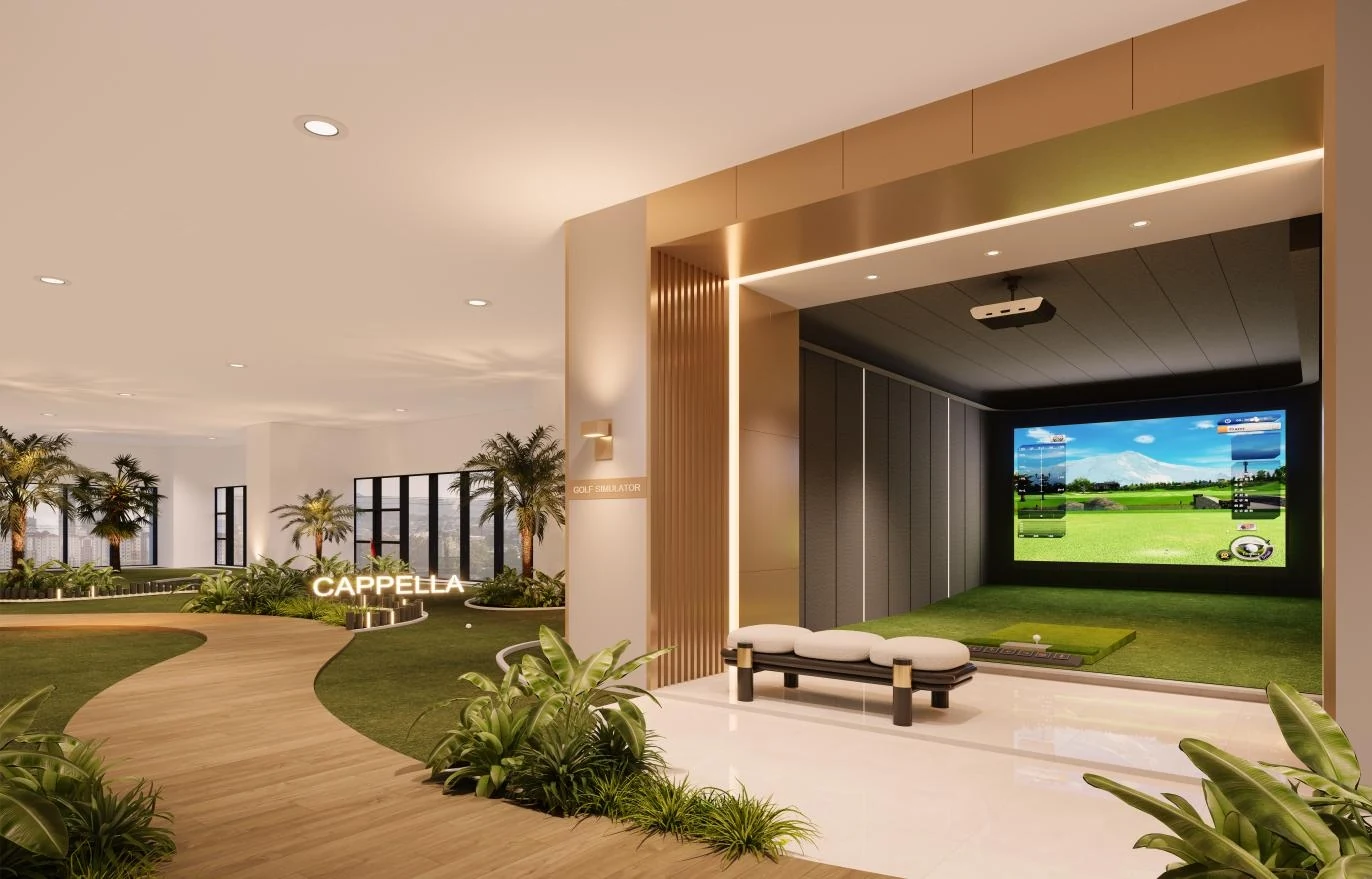 Cappella Embassy golf simulator