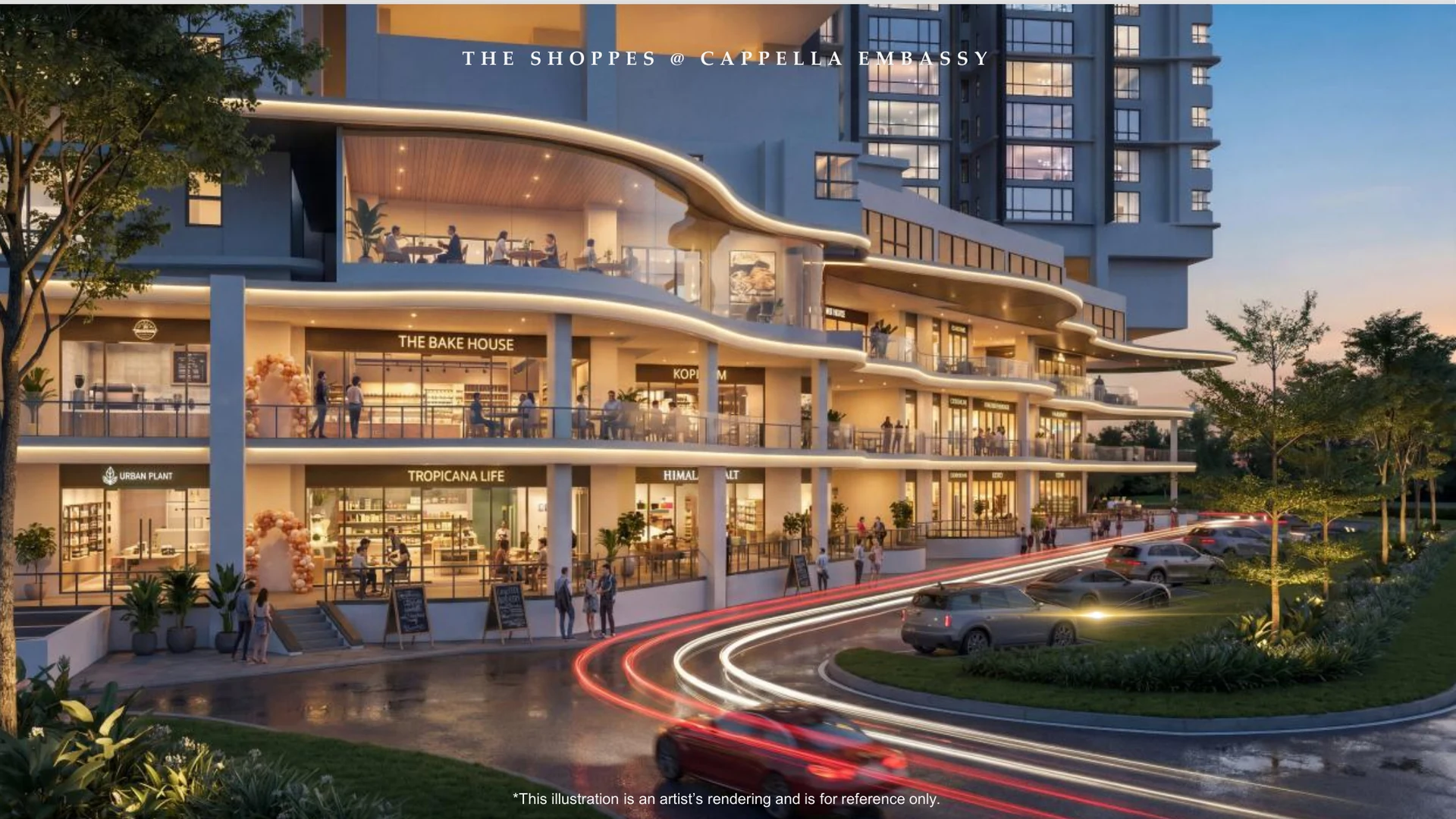 Official Cappella Embassy retail and arrival visual