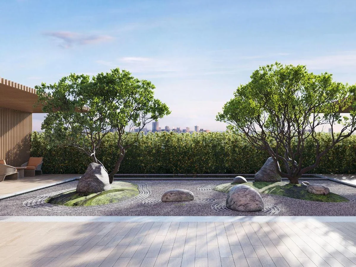 Zen garden at Han-Ya Wahyu