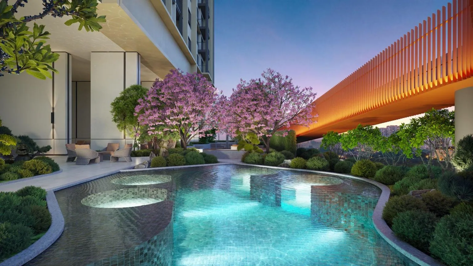 Han-Ya Wahyu pool garden and spa pool