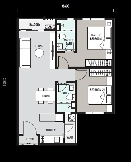 Han-Ya Wahyu Type A floor plan