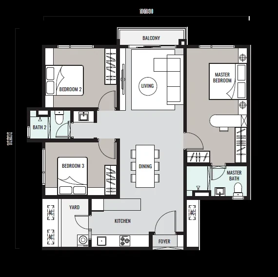 Han-Ya Wahyu Type C floor plan