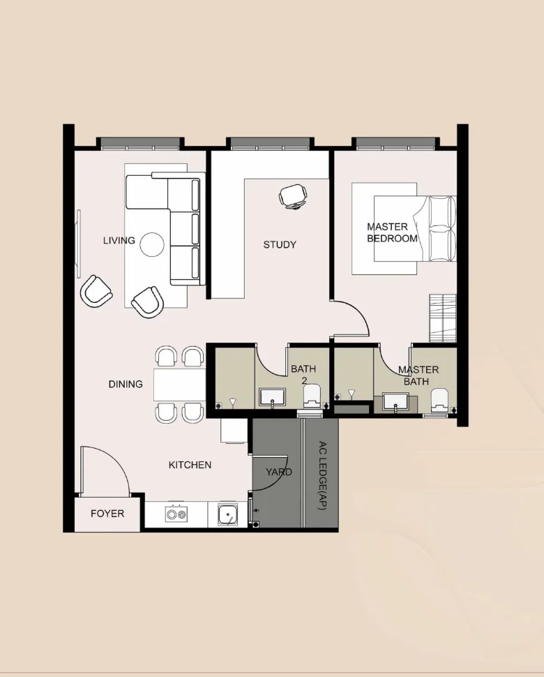 Type A floor plan