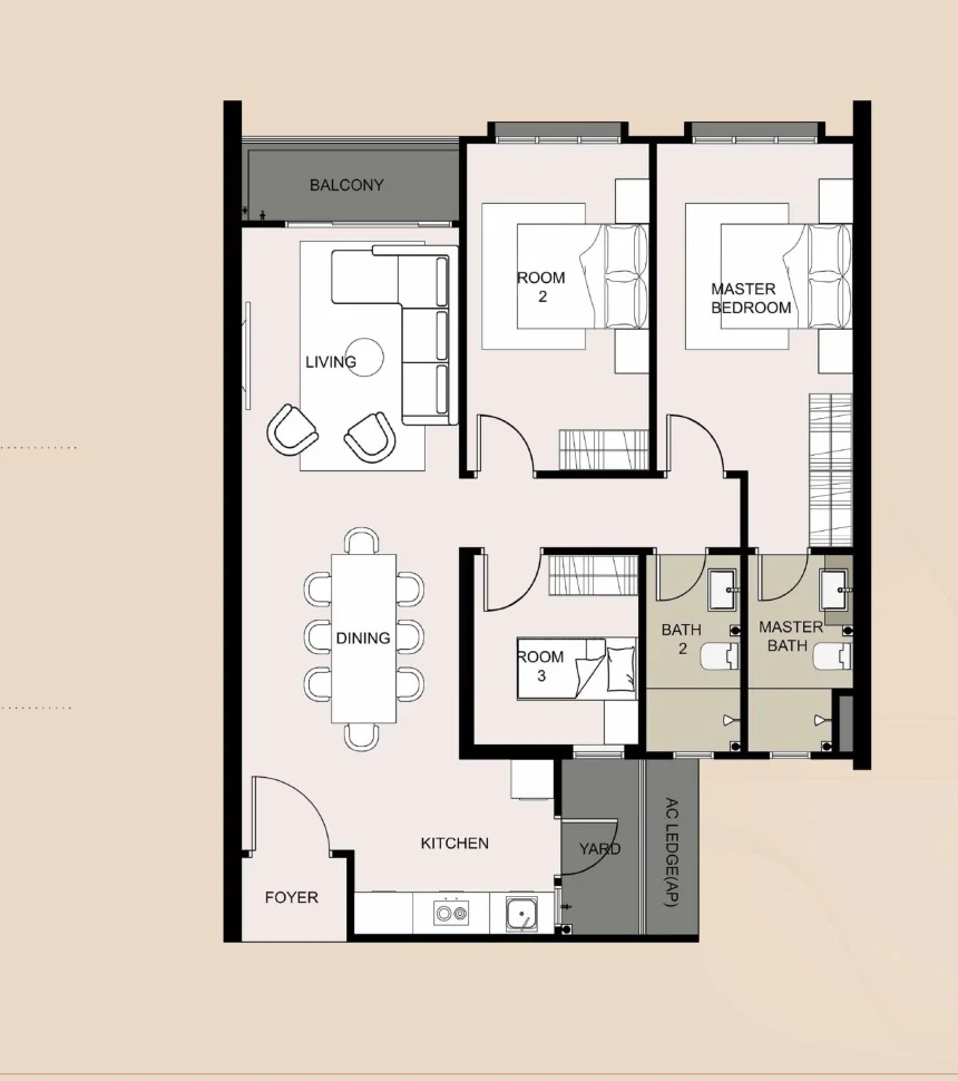 Type B floor plan