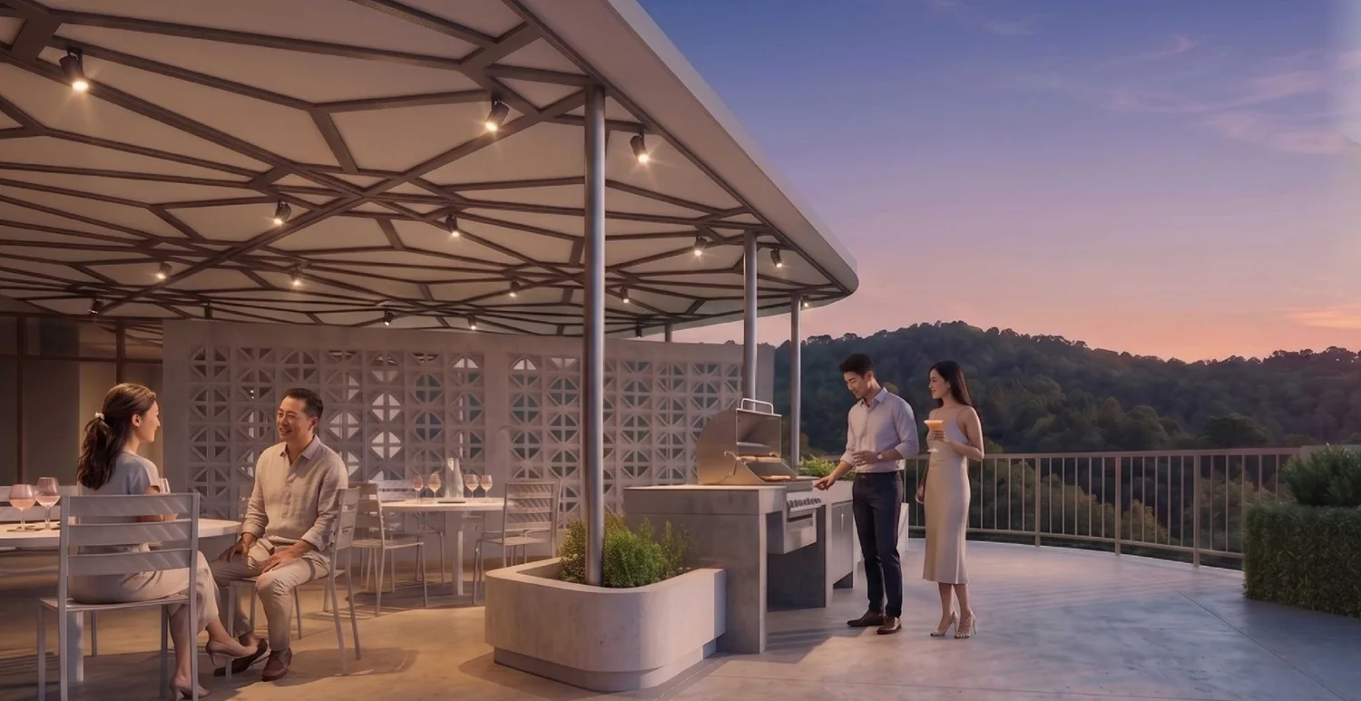 Dining and lounge space