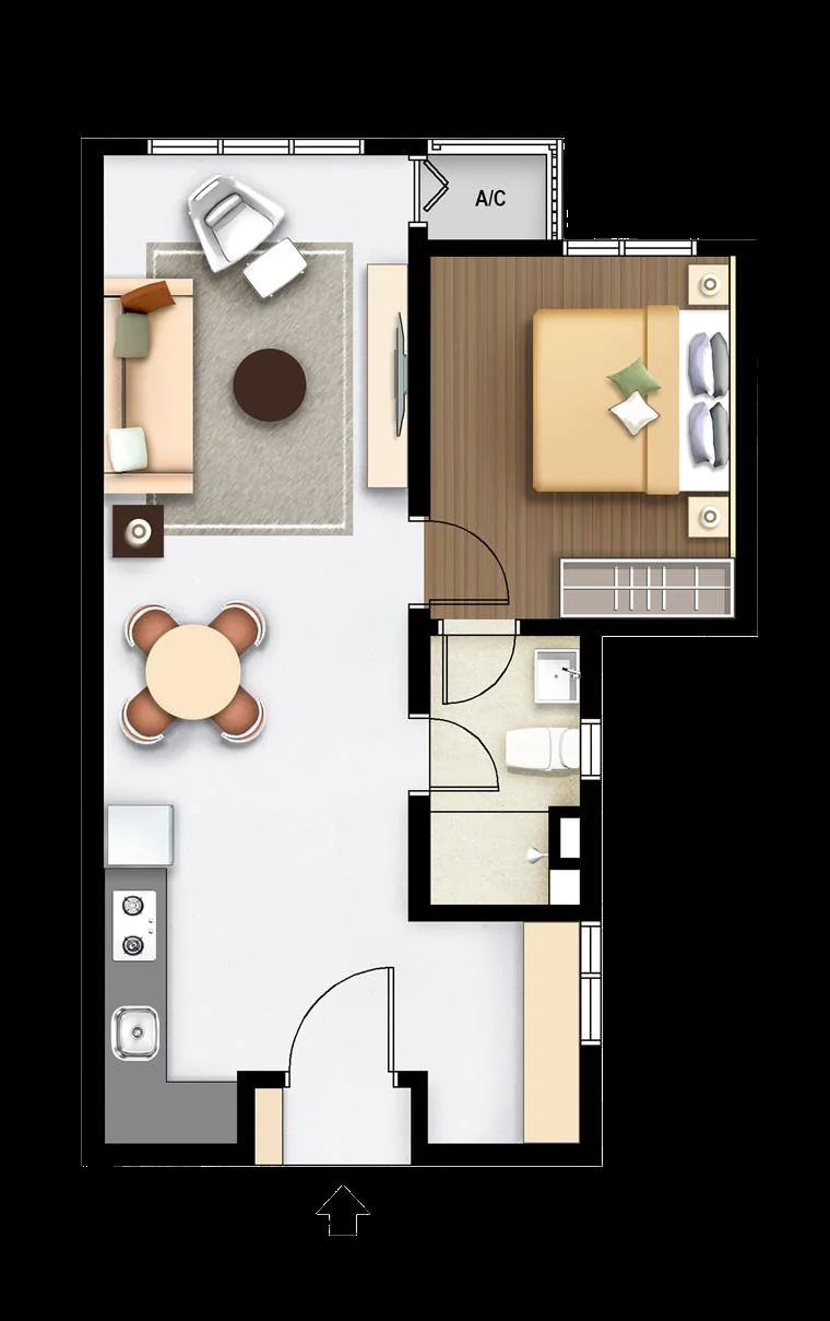 M Aurora Type A floor plan