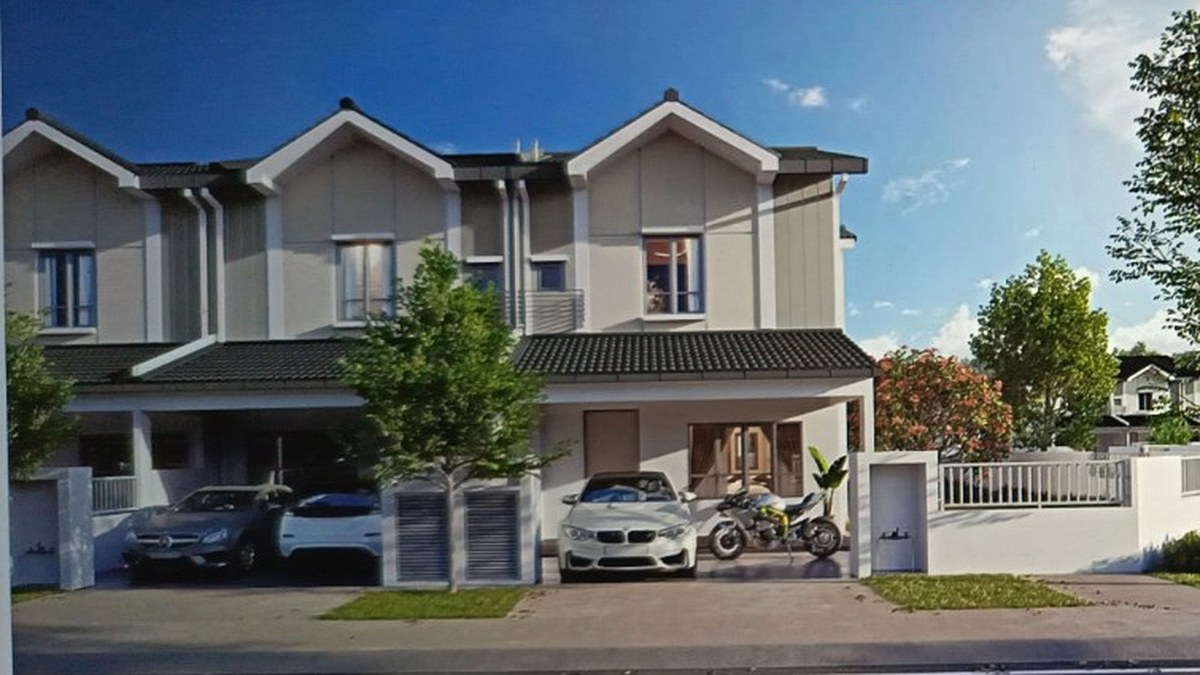 Astradia two-storey terrace homes at M Legasi