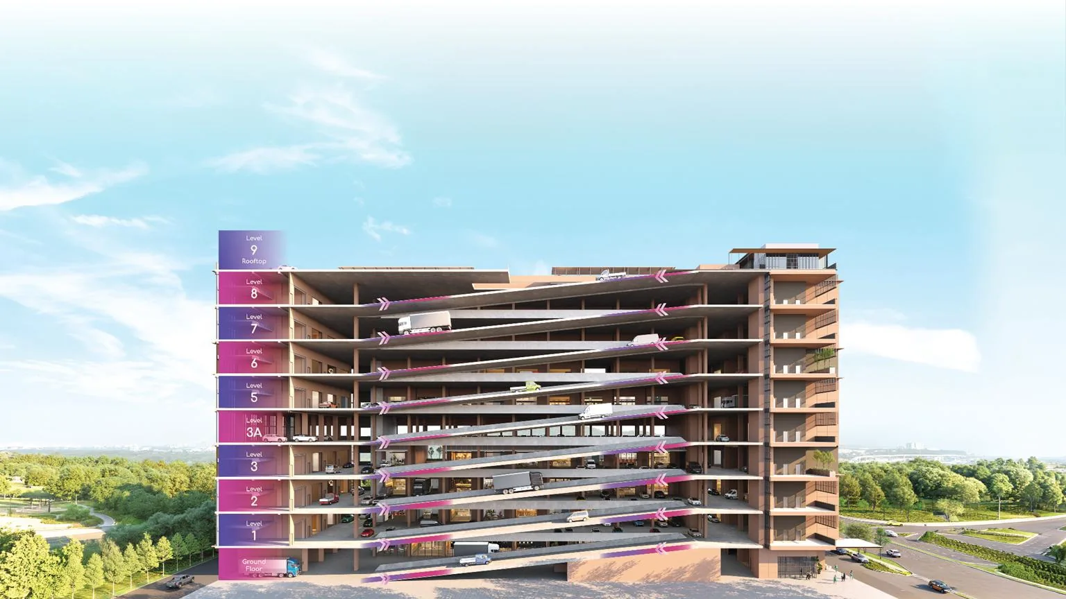 Drive-up Ramp System